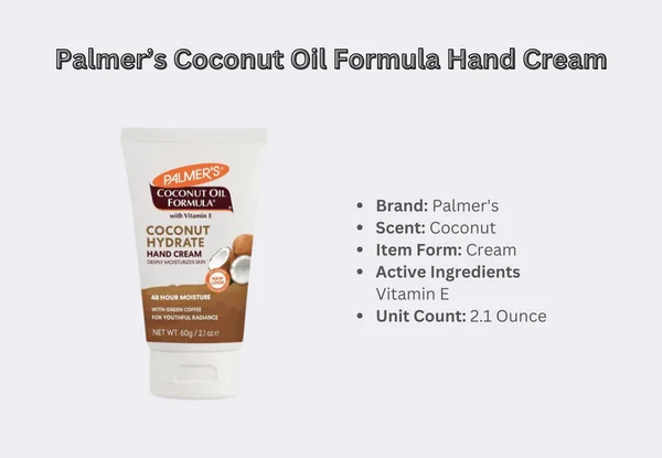 Palmer’s Coconut Oil Formula Hand Cream - best hand cream for nurses