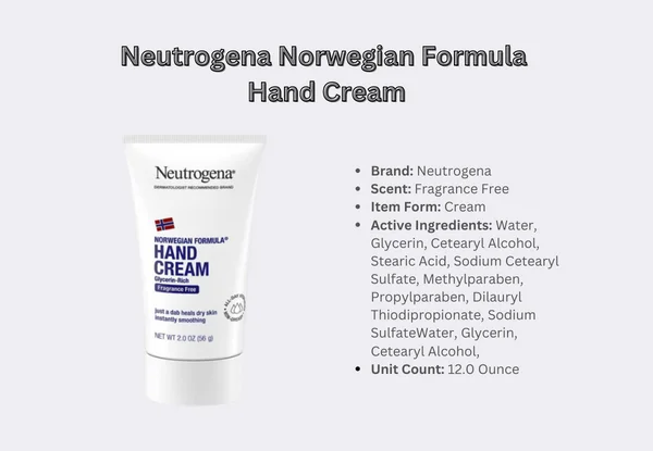 Neutrogena Norwegian Formula 
Hand Cream - best hand cream for nurses