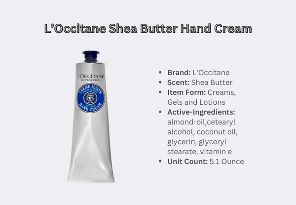 L’Occitane Shea Butter Hand Cream - best hand cream for nurses