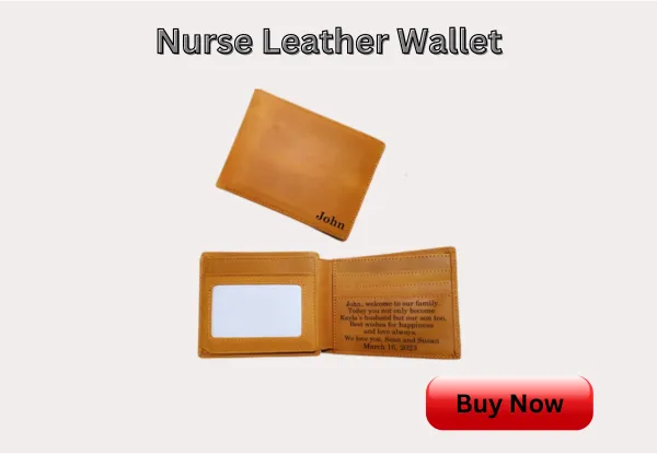 Nurse Leather Wallet - one of the best christmas gifts for nurses