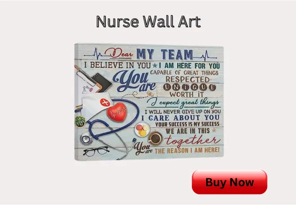 Nurse Wall Art - christmas present for nurses