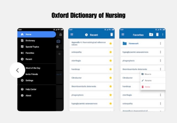 Oxford Dictionary of Nursing - App for Nursing Students