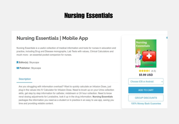 Nursing Essential - App for nursing students