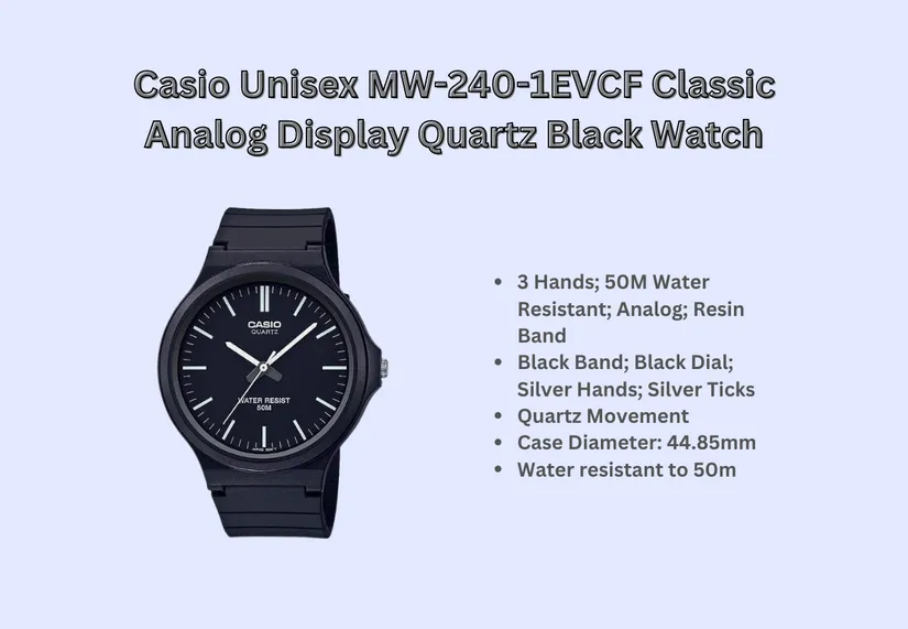 Casio Analog Unisex Watch - watch for nurses