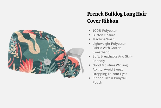 French Bulldog Long Hair Cover Ribbon - one of the best caps for nursing