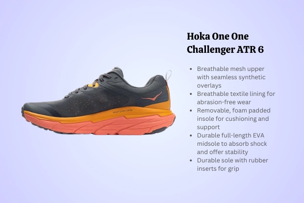 Hoka One One Challenger ATR 6 - Best stylish footwear for Nurses