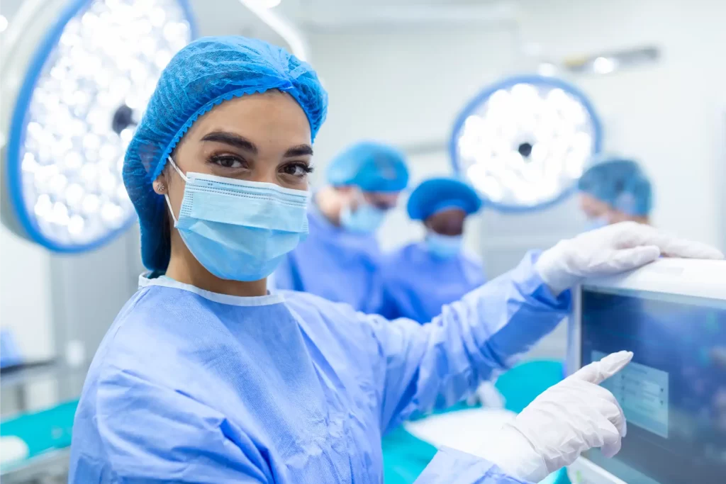 A Certified Nurse Anesthetist at her work - How to Become a Certified Nurse Anesthetist